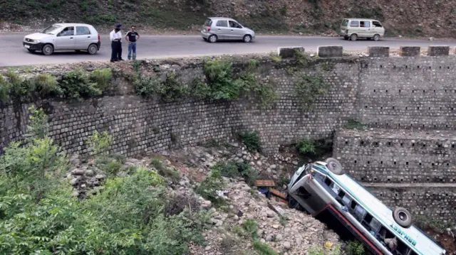 भारतको सडकमा भएको सवारी दुर्घटना