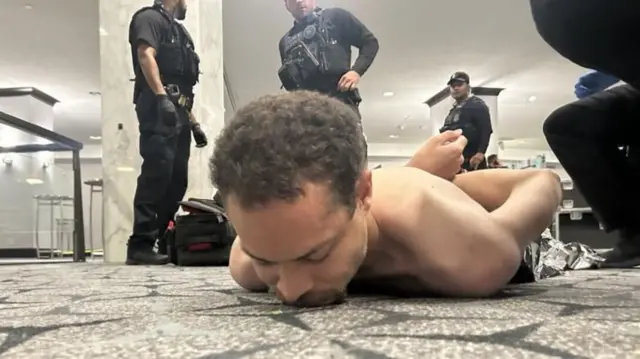 துப்பாக்கி சூடு சம்பவத்தின் சந்தேக நபரின் புகைப்படத்தை அதிபர் டிரம்ப் சமூக வலைத்தளத்தில் பகிர்ந்தார்