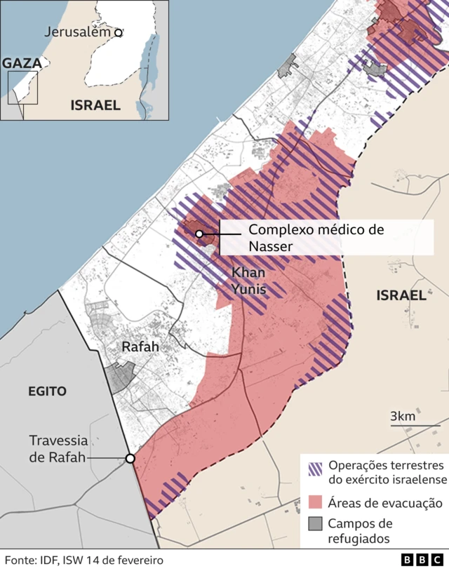 Mapa da Faixaaposta no jogo de hojeGaza 