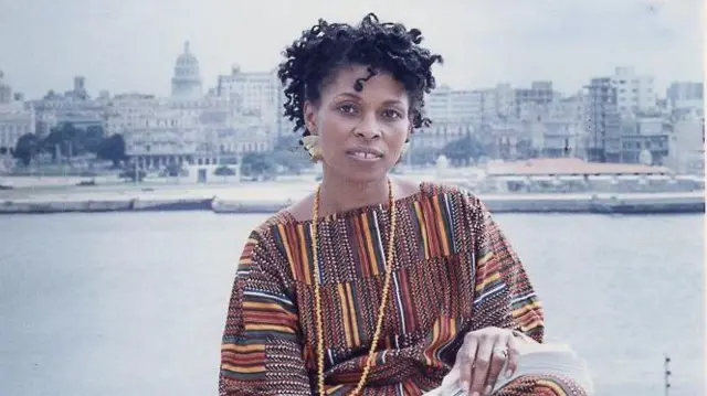 Assata Shakur en Cuba en 1987.