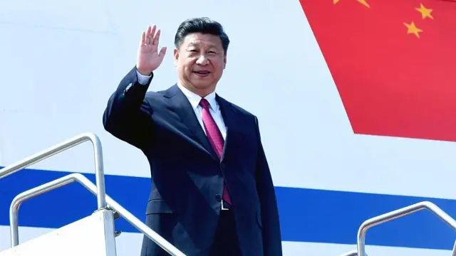 2016 में बांग्लादेश की यात्रा के दौरान शी जिनपिंग की तस्वीर