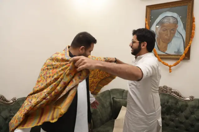 तेजस्वी यादव आणि आदित्य ठाकरे