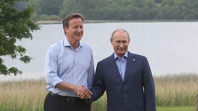 Кемерон, Путін