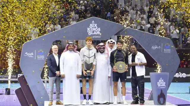 یانیک سینر و کارلوس آلکاراس در عربستان