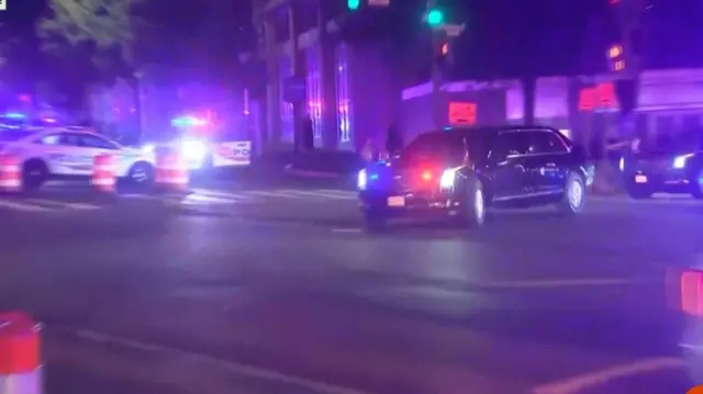 டிரம்ப், வெள்ளை மாளிகை, விருந்து, துப்பாக்கிச் சூடு