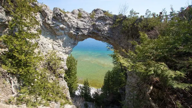 મેકિનાક આઇલેન્ડ, મેકિનાક ટાપુ, કારની અવરજવર વિનાનો અમેરિકાનો ટાપુ, દરેક વ્યક્તિ પાસે ઘોડો, પર્યટકો અહીં કેવી રીતે પહોંચે છે, અમેરિકા યુએસમાં હરવા ફરવાની જગ્યા પર્યટન,બીબીસી ગુજરાતી આંતરરાષ્ટ્રીય સમાચાર, બીબીસી ગુજરાતી ઇન્ટરનેશનલ ન્યૂઝ