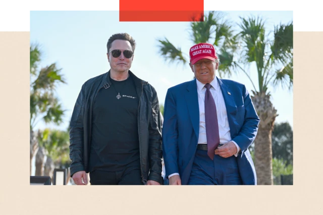 Ilon Mask i Donald Tramp