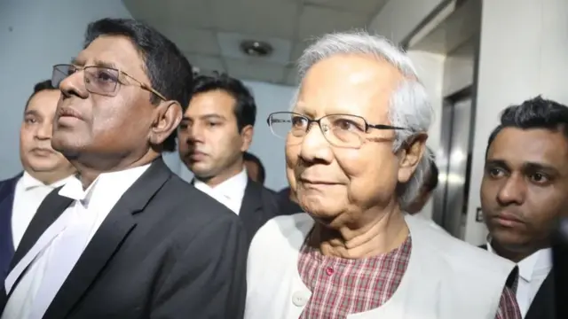 A court in Bangladesh has sentenced the Nobel laureate Muhammad Yunus to six months in jail for violating the country's labour laws