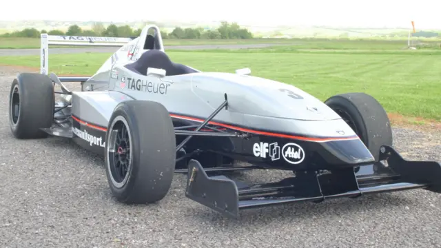 Lewis Hamilton's Formula car from 2003 restored by enthusiasts