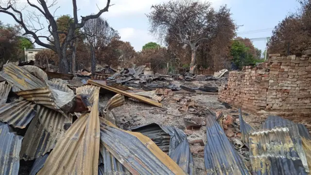 ဘုတလင်မြို့နယ်ထဲက ရွာတစ်ရွာ စစ်ကြောင်းထိုးခံရပြီးတဲ့နောက်တွေ့ရတဲ့မြင်ကွင်း