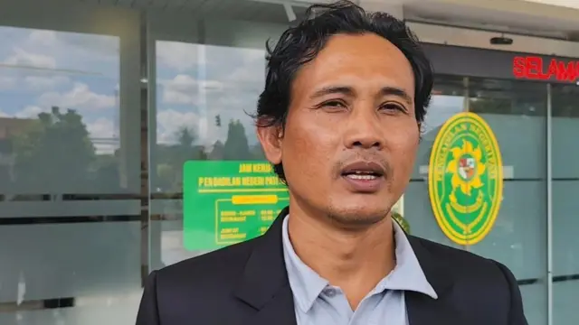 Ali Yusron, kuasa hukum korban kekerasan seksual di pondok pesantren Ndholo Kusumo. 