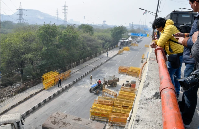 દિલ્હીમાં ખેડૂત આંદોલન