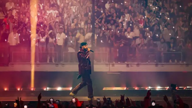 Bad Bunny en concierto 