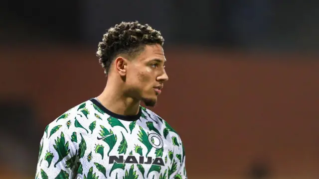 Nigerian goalkeeper, Maduka Okoye during di 2021 Africa Cup of Nations (AFCON) football match between Guinea-Bissau and Nigeria