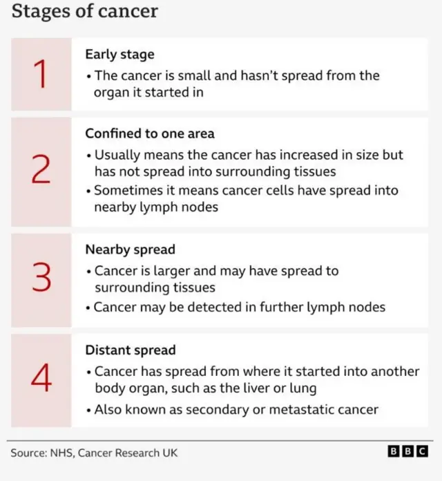 Aworan to n ṣafihan ipele jẹjẹrẹ
