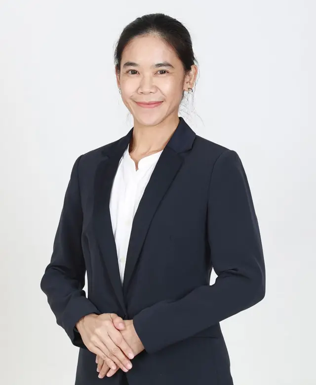 ผู้ช่วยศาสตราจารย์ ดร.สิตางศุ์ พิลัยหล้า จากภาควิชาวิศวกรรมทรัพยากรน้ำ คณะวิศวกรรมศาสตร์ ม.เกษตรศาสตร์