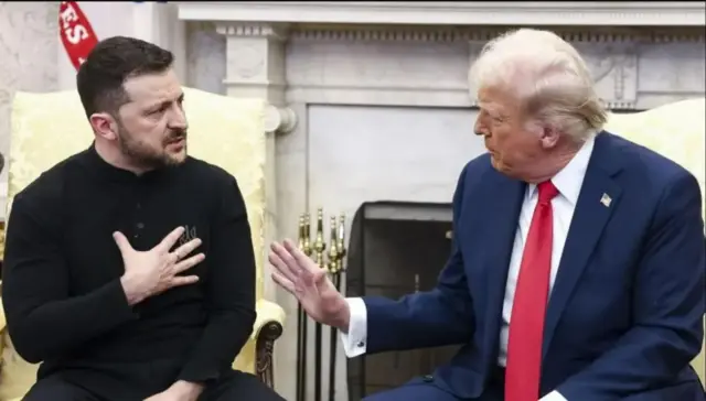 Zelensky na TRump