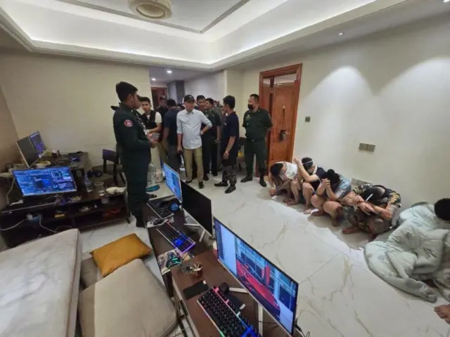 Một số người Việt bị bắt giữ trong cuộc truy quét vào sáng 11/8 ở Phnom Penh