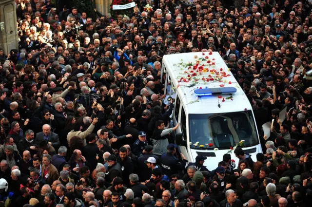 Yaşar Kemal'in cenazesi