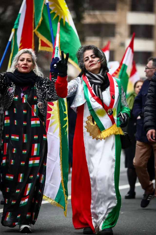 راهپیمایی ایرانیان در بروکسل