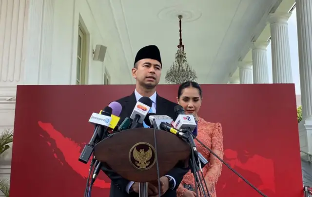 Raffi Ahmad, utusan khusus presiden bidang generasi muda dan pekerja seni.