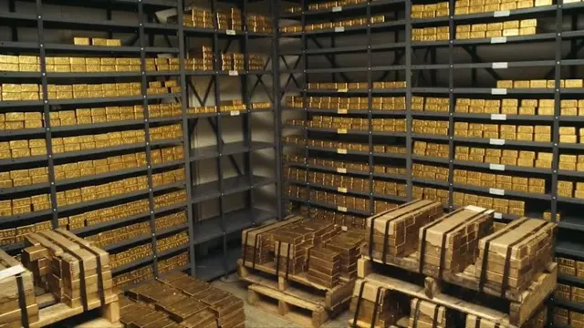 Leta Zunze Ubumwe za Amerika ni cyo gihugu gifite ububiko bunini bwa zahabu, nyinshi muri zo zibikwa na banki nkuru y'iki gihugu