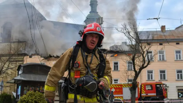 Удар по Львову 24 березня, коли Росія здійснила рекордну денну атаку, запустивши по Україні близько тисячі шахедів 
