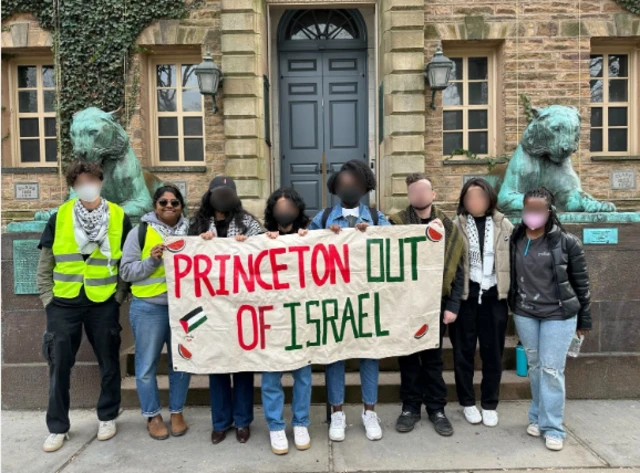 ਪ੍ਰਿੰਸਟਨ ਵਿੱਚ ਵਿਦਿਆਰਥੀਆਂ ਦਾ ਵਿਰੋਧ