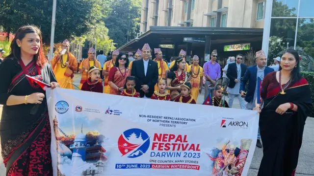 नेपाली समुदायको महोत्सव