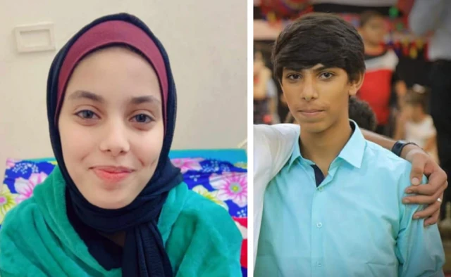 رفيق ورفيف زكي دغمش قبل الحرب في قطاع غزة 