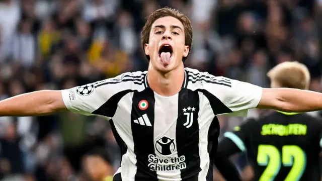 Şampiyonlar Ligi'nde gol atan en genç Juventus oyuncusu rekorunu kıran Kenan  Yıldız İtalya'da manşetlerde - BBC News Türkçe