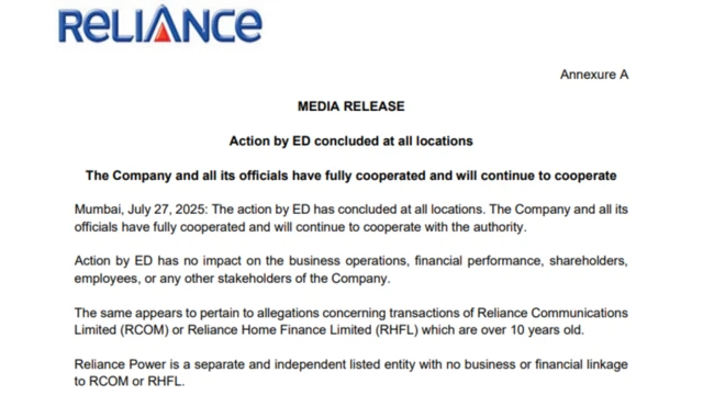 అనిల్ అంబానీ, యెస్ బ్యాంక్, సెబీ, ఆర్థిక అక్రమాలు, ఎన్‌ఫోర్స్‌మెంట్ డైరెక్టరేట్