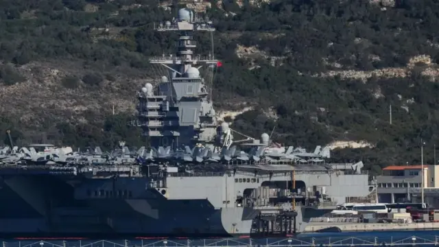 نمایی از ناو یواس‌اس جرالد آر فورد 