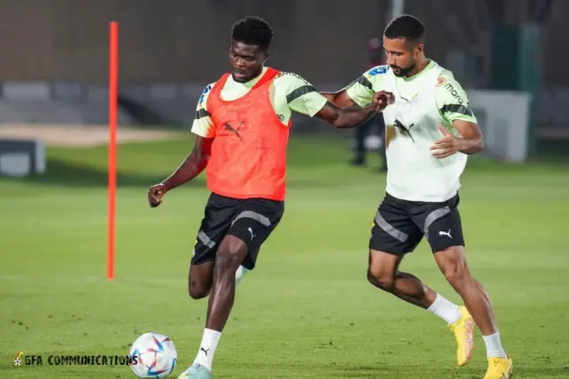 Black Stars training session