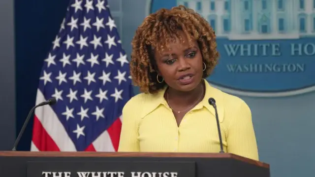 व्हाईट हाऊसच्या प्रेस सेक्रेटरी कॅरिन जीन-पियरे