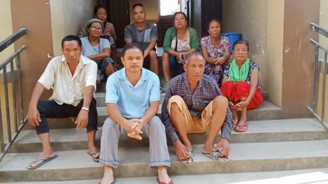 అయిజోల్‌లోని సహాయ శిబిరంలో మణిపూర్ బాధితులు 