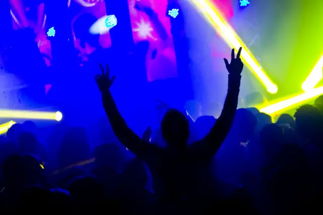 Personas en un concierto