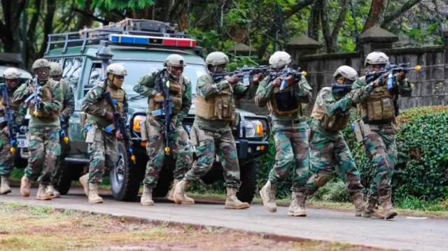 Kenya mu kajagari ka Haiti, n'uko igipolisi ca Kenya gisanzwe kizwi.