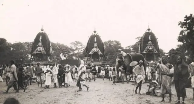 વર્ષ 1930માં પુરી રથ યાત્રા દરમિયાન ખેંચેલી તસવીર