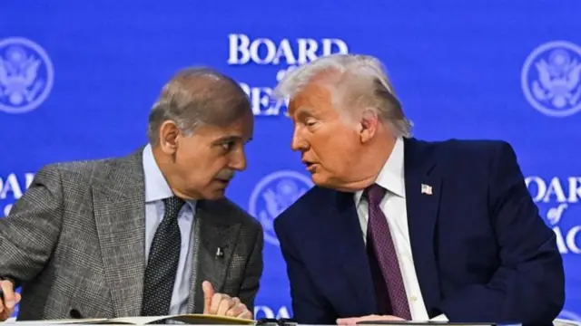 डोनाल्ड ट्रंप और शहबाज़ शरीफ़