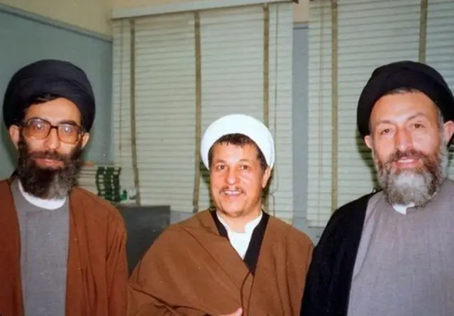 خامنه ای، بهشتی و رفسنجانی