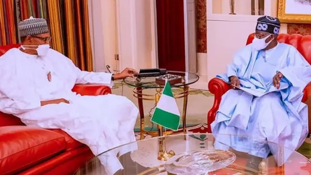 President Muhammadu Buhari wit Bola Tinubu