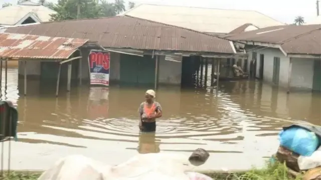 Di flooding don sack families comot for a Burutu LGA