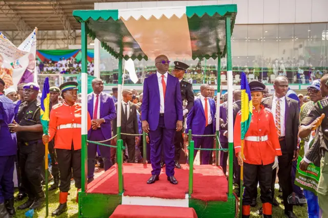 Aworan Gomina ipinlẹ Edo tuntunMonday Okpebholo