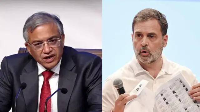 आज (17 ऑगस्ट) निवडणूक आयोगानं पत्रकार परिषदेत उत्तर देत 'शपथपत्र देणं अनिवार्य आहे', असं म्हटलं.