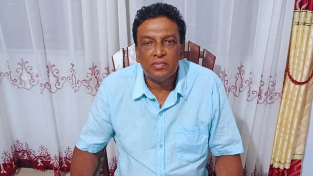  ශල්‍යකර්මයෙන් පසු සුවය ලබා නිවස වෙත පැමිණ සිටින ප්‍රේමලාල්