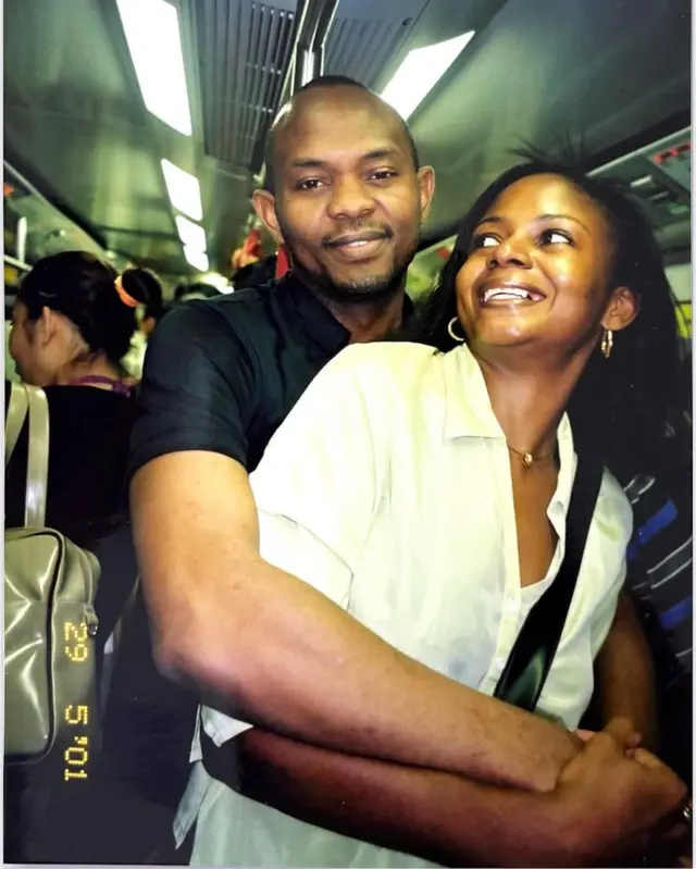 Tomy Elumelu and im wife