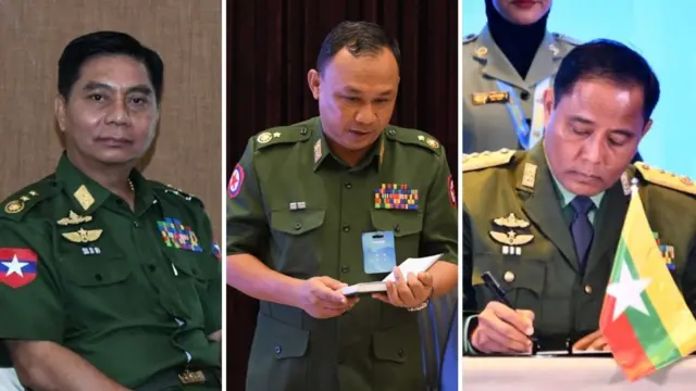 စစ်တက္ကသိုလ်အပတ်စဥ် ၃၈ ဆင်းတွေဖြစ်တဲ့ ဒုတိယဗိုလ်ချုပ်ကြီးကိုကိုဦး၊ ဒုတိယဗိုလ်ချုပ်ကြီးဇော်ဟိန်းနဲ့ ဒုတိယဗိုလ်ချုပ်ကြီးသန်းထိုက် 