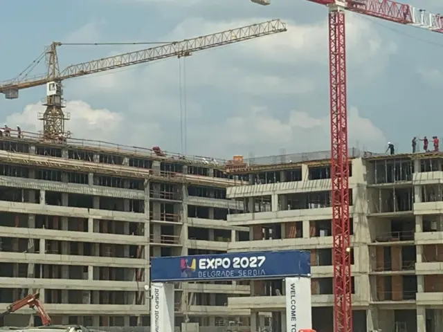 Izgradnja zgrada u okviru izložbe EXPO