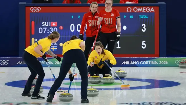 Під час гри з керлінгу на Олімпіаді